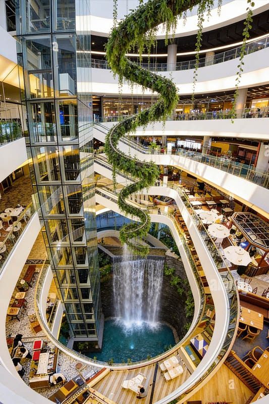 EmQuartier and Emporium Bangkok interior with luxury brand boutiques and sophisticated shopping atmosphere