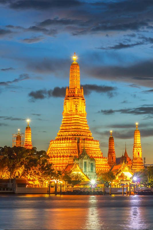 Wat Arun Temple Bangkok Temple of Dawn with towering spire